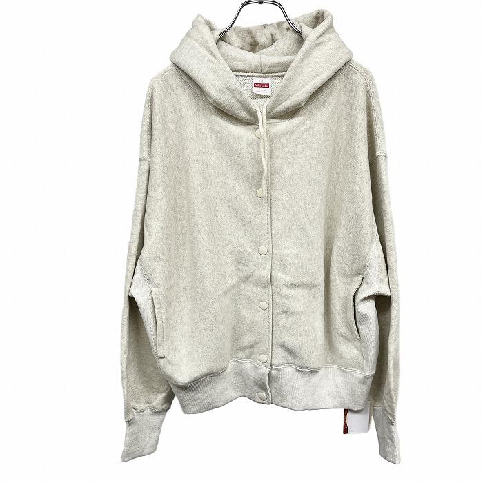 niko and… ニコアンド 【新品】 パーカー ドットボタン留め スウェット  