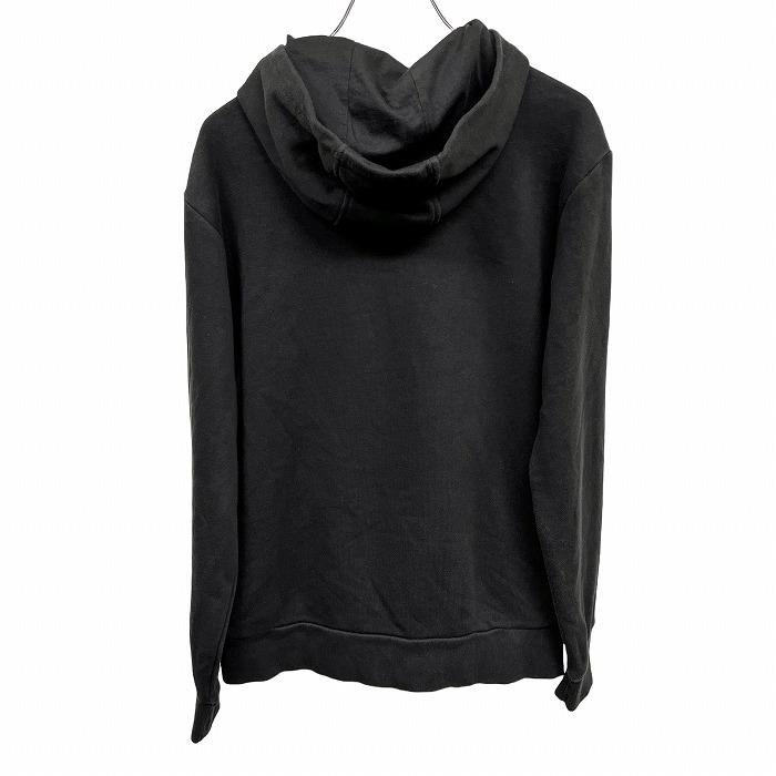 【adidas】アディダス 希少 トレフォイル 刺繍 プルオーバー L相当 黒 adidas】アディダス 希少 トレフォイル 刺繍 プルオーバー L相当 黒