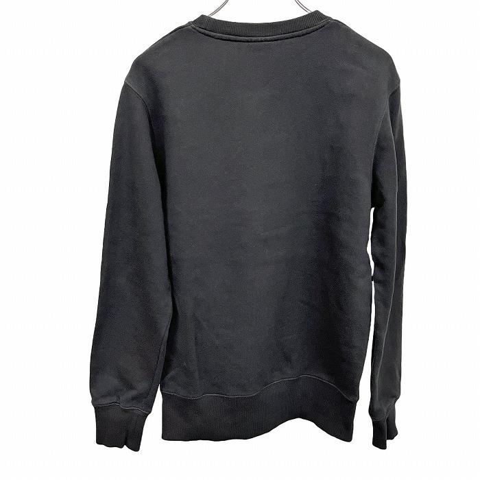 ディッキーズ Dickies トレーナー スウェットシャツ 裏毛 ロゴ刺繍 ロゴパッチ 長袖 丸首 綿100% XS SS ブラック 黒 レディース(メンズ？) | Dickies | 01