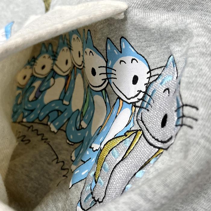 グラニフ|11ぴきのくろねこ graniph|11ぴきのくろねこ スウェットシャツ トレーナー 裏毛 長袖 ポケット 綿100% S ヘザーグレー 売れ筋商品|||レディース Design Tshirts Store graniph グラニフ|11ぴきのくろねこ