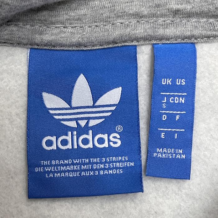adidasアディダス プリントロゴ　トレフォイル　ジップアップ　パーカー Originals（adidas） - adidas トレフォイルロゴ ジップパーカー