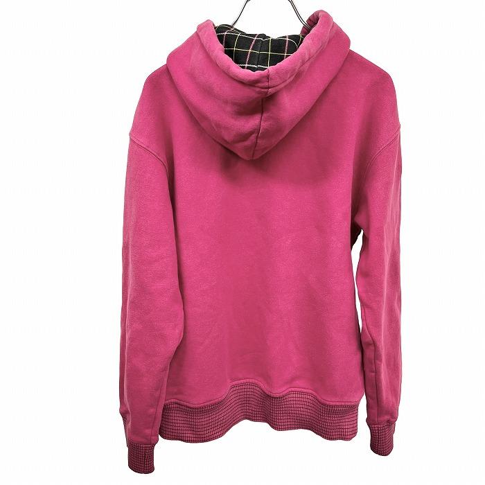 コロンビア パーカー ジップアップ スウェット 裏起毛 長袖 フードにチェック柄裏地 綿×ポリ S パッションピンク ピンク×黒×黄 メンズ | Columbia | 01