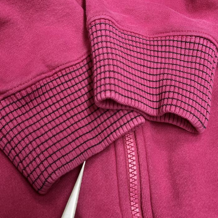 コロンビア パーカー ジップアップ スウェット 裏起毛 長袖 フードにチェック柄裏地 綿×ポリ S パッションピンク ピンク×黒×黄 メンズ | Columbia | 02