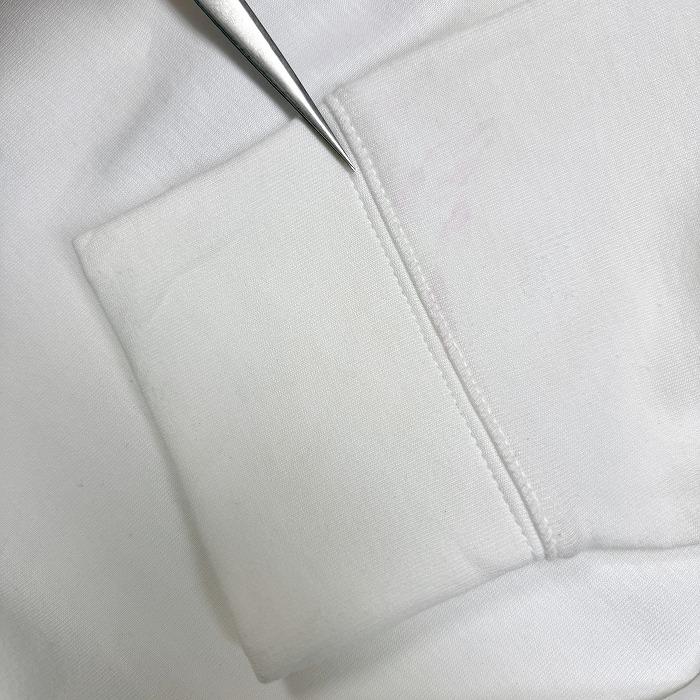 【新品/訳アリ】TOMMY HILFIGER ハイネックカットソー ハーフジップ 長袖 胸にロゴ刺繍 綿×ポリ XL オフホワイト 白系×赤×紺 メンズ | TOMMY HILFIGER | 08