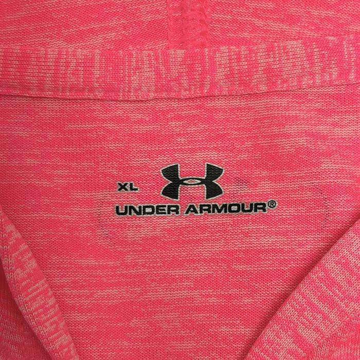 アンダーアーマー UNDER ARMOUR 薄手 パーカー ジップアップ ラグラン 長袖 カットソー ポリ100% LL XL ヘザーピンク レディース | UNDER ARMOUR | 03
