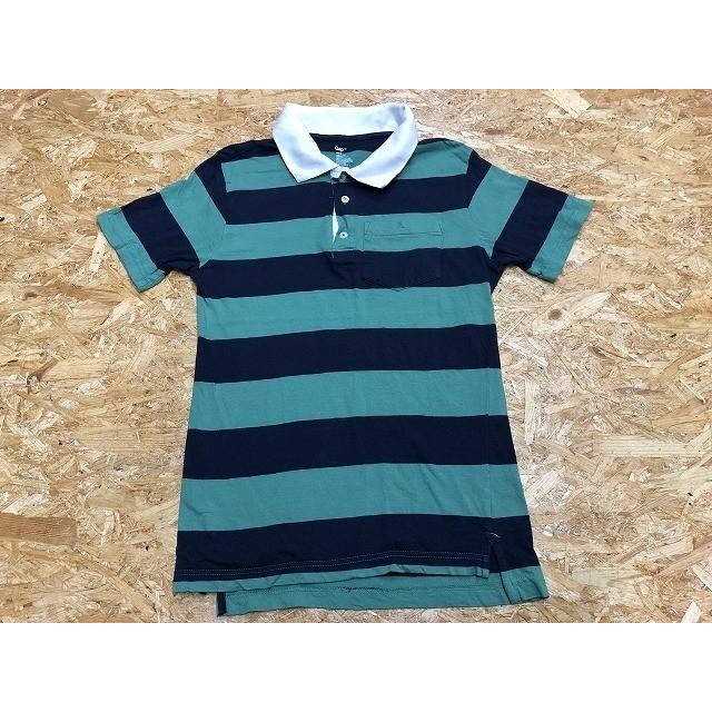 Gap ギャップ Mサイズ メンズ ポロシャツ Slim Fit ボーダー ロングテール 半袖 カットソー 綿100 グリーン ネイビー 緑 紺 Cs Undo Rowa ヤフー店 通販 Yahoo ショッピング