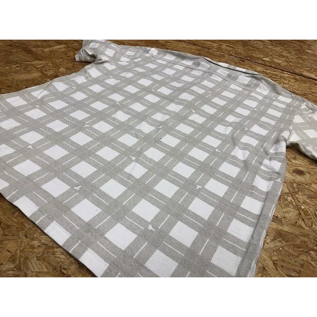 Ma 株 クリムゾン M メンズ ポロシャツ ボタンダウン チェック柄 ロゴ刺繍 半袖 カットソー 胸ポケット付き 綿100 オフホワイト グレー Cs017 Undo Rowa ヤフー店 通販 Yahoo ショッピング