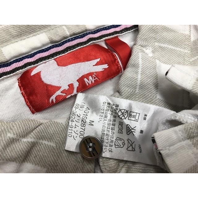 Ma 株 クリムゾン M メンズ ポロシャツ ボタンダウン チェック柄 ロゴ刺繍 半袖 カットソー 胸ポケット付き 綿100 オフホワイト グレー Cs017 Undo Rowa ヤフー店 通販 Yahoo ショッピング