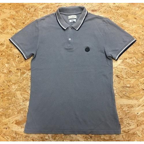 Nano Universe Exclusive Label ナノユニバース サイズ40 メンズ ポロシャツ 鹿の子 ワッペン 半袖 カットソー 綿 麻 グレー Cs Undo Rowa ヤフー店 通販 Yahoo ショッピング