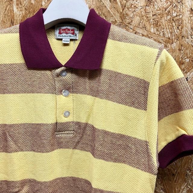 Tass Finder タスファインダー Mサイズ レディース ポロシャツ ボーダー 柄 カットソー 半袖 綿100 イエロー パープル系 黄色 紫系 Cs023 Undo Rowa ヤフー店 通販 Yahoo ショッピング