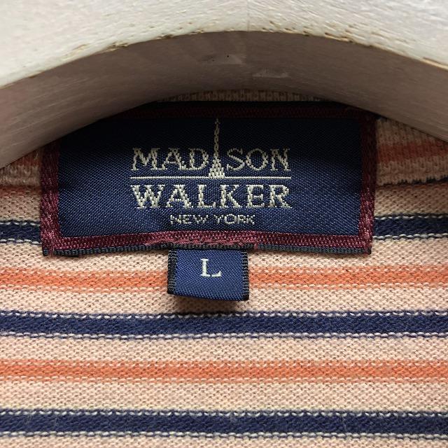 MADISON WALKER NEW YOEK 綿100%シャツ L サイズ