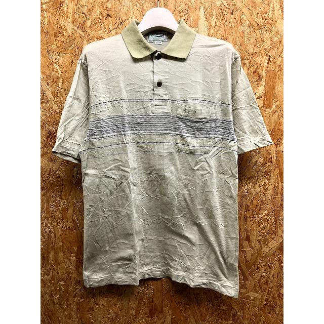 クロコダイル 【日本製】 Crocodile ポロシャツ Tシャツ生地 ボーダー柄 ロゴ刺繍 ポケット カットソー 半袖 綿100% M グリーン系 メンズ :CS02508:Undo Rowa ヤフー店 通販 カジュアル!CROCODILE クロコダイル ボーダー 鹿の子 半袖ポロシャツ