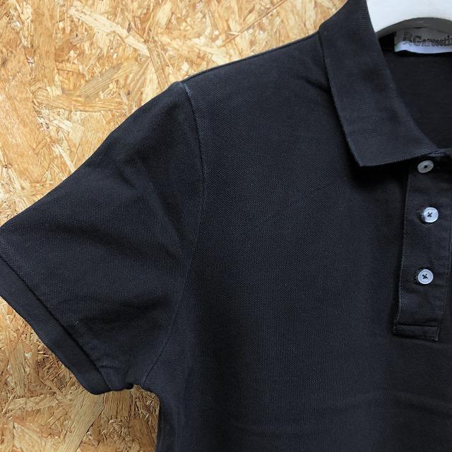 Garesstino - L メンズ ポロシャツ 鹿の子 カットソー ロゴ刺繍