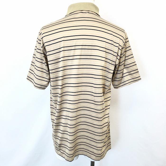 品質一番の イタリア製 ダンヒル ウール ポロシャツ ボーダー L