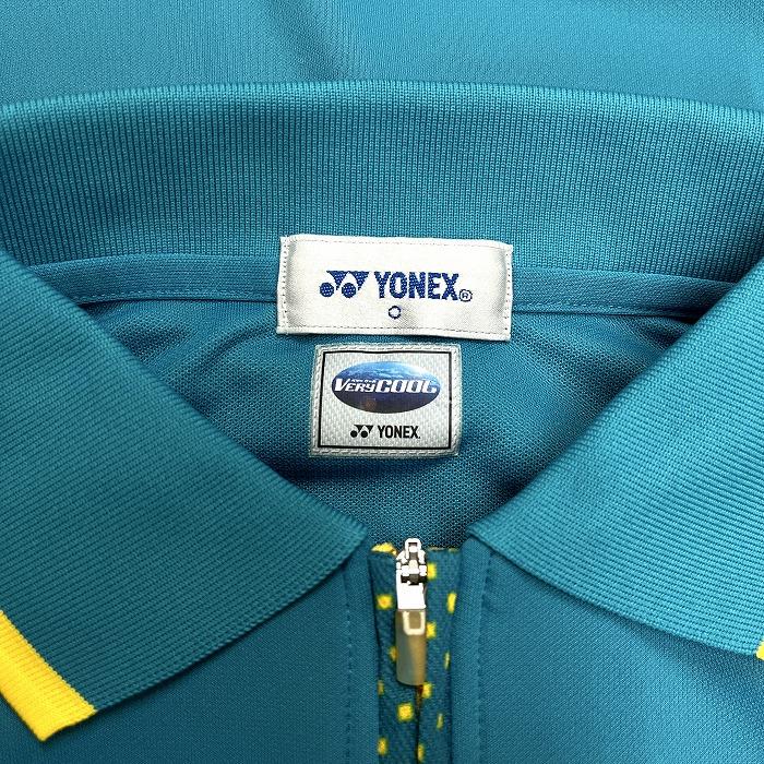YONEX ヨネックス スポーツ ポロシャツ ハーフジップ スクエア