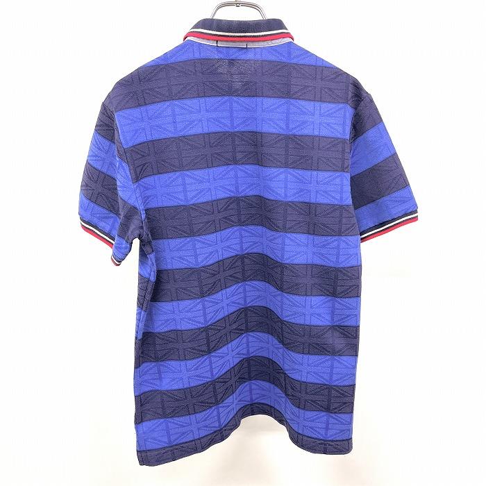 レザレクション☆カラフルタイダイポロシャツ メンズ スムース パネルボーダー柄 ポロシャツ通販 [1602-51212