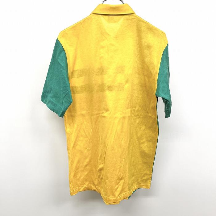 Munsingwear Grand Slam ゴルフ ポロシャツ Tシャツ生地 半袖 綿100% 2 ヘザーカラー グリーン×イエロー×ブラック 杢黄色系 レディース｜undo-rowa｜02