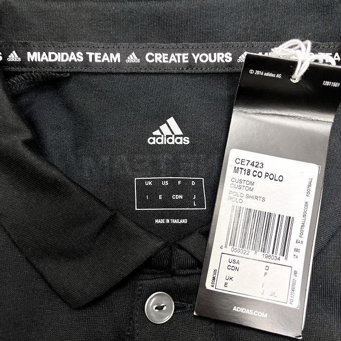 adidas アディダス 【新品】adidas ポロシャツ Tシャツ生地 マイ