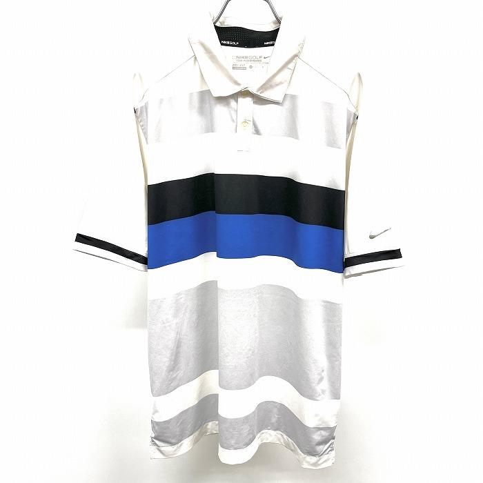デッドストック/NIKE GOLF/ナイキゴルフ/ボーダーポロシャツ NIKE（ナイキ） ポロシャツ メンズ ゴルフウェア NIKE DH0829 ボーダー