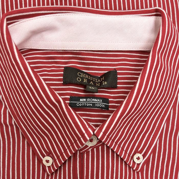 クリスチャンオラーニ CHRISTIAN ORANI ポロシャツ 半袖 ストライプ