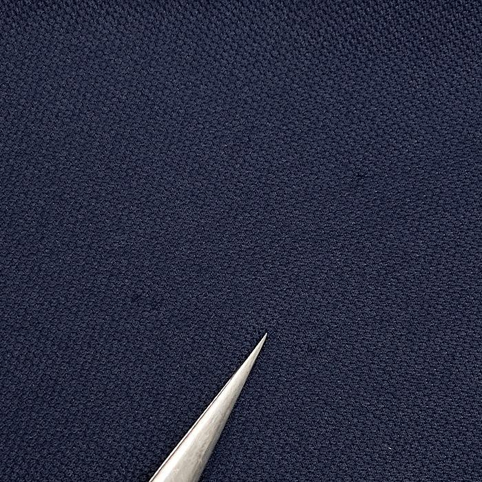 リンクス ゴルフ LYNX GOLF ハイネック ポロシャツ ハーフジップ ボーダー 半袖 ロゴ刺繍 ポケット ポリ100% M ネイビー 紺×白 メンズ | Lynx | 04