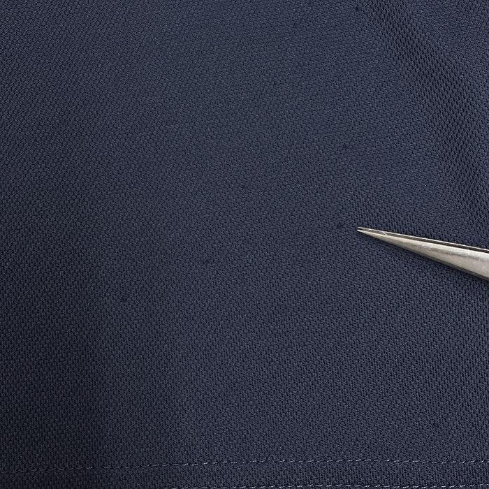 リンクス ゴルフ LYNX GOLF ハイネック ポロシャツ ハーフジップ ボーダー 半袖 ロゴ刺繍 ポケット ポリ100% M ネイビー 紺×白 メンズ | Lynx | 06