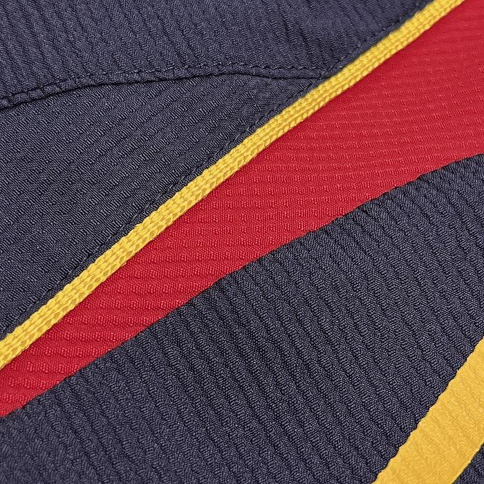 アンブロ UMBRO ゲームシャツ プルオーバーシャツ 裾ゴム Vネック ロゴプリント ラグラン 半袖 ポリ100% L ネイビー 紺×赤×黄 メンズ | umbro | 03