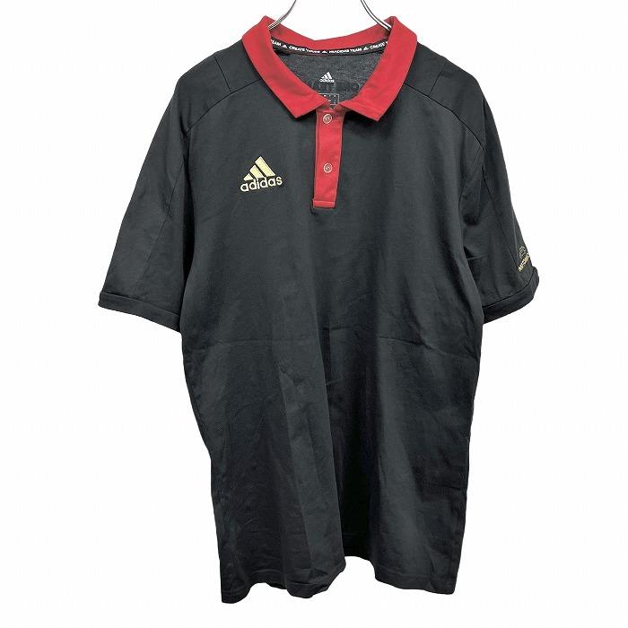 adidas ポロシャツ Tシャツ生地 ロゴ刺繍 車 『MOTOMACHI/ONE