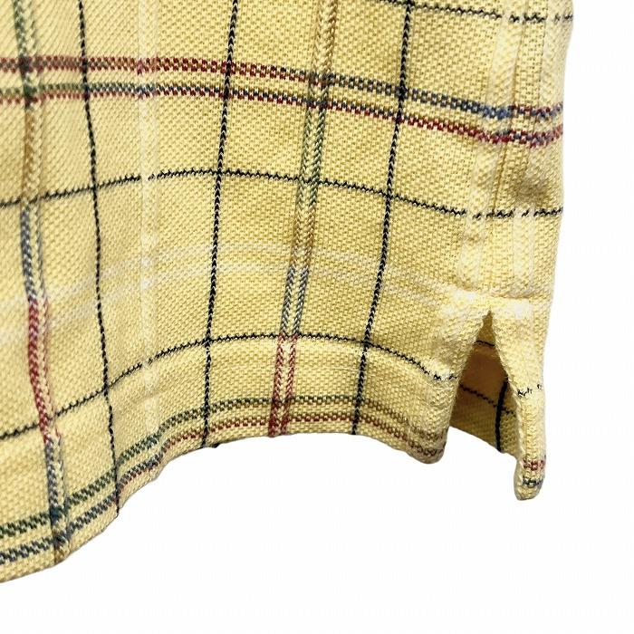 グレッグノーマン GREG NORMAN ゴルフ ポロシャツ 鹿の子 チェック ポケット無し 半袖 綿100% L イエロー 黄×赤×青×紺×緑×白 メンズ | GREG NORMAN | 02