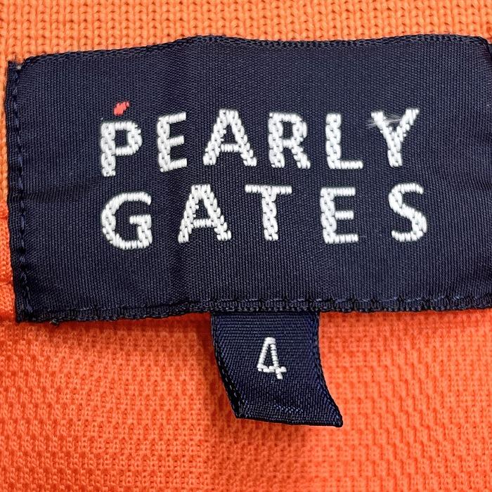 PEARLY GATESパーリーゲイツ半袖ポロ 4 キヤップ セール・アウトレット】4口鹿の子 半袖ポロシャツ レディス(半袖シャツ