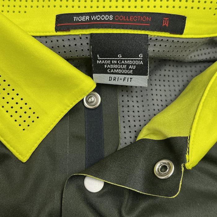 NIKE TIGER WOODS COLLECTION 半袖ポロシャツ ゴルフ NIKE TIGER WOODS COLLECTION ゴルフ ポロシャツ メッシュ生地