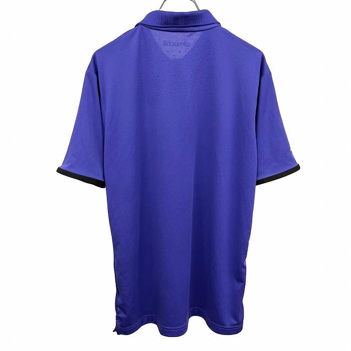 アディダス adidas ゴルフ ポロシャツ ボーダー×ストライプ 半袖 ポケット無し climachill ポリ100% ネイビー 紺×黒 メンズ | adidas | 01