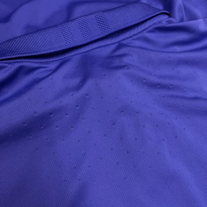 アディダス adidas ゴルフ ポロシャツ ボーダー×ストライプ 半袖 ポケット無し climachill ポリ100% ネイビー 紺×黒 メンズ | adidas | 06