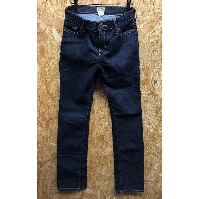 Gap ギャップ サイズ28 レディース デニム パンツ ストレート ジーンズ ロング 無地 ジップフライ 綿 ポリエステル ネイビー 紺 Jl Undo Rowa ヤフー店 通販 Yahoo ショッピング