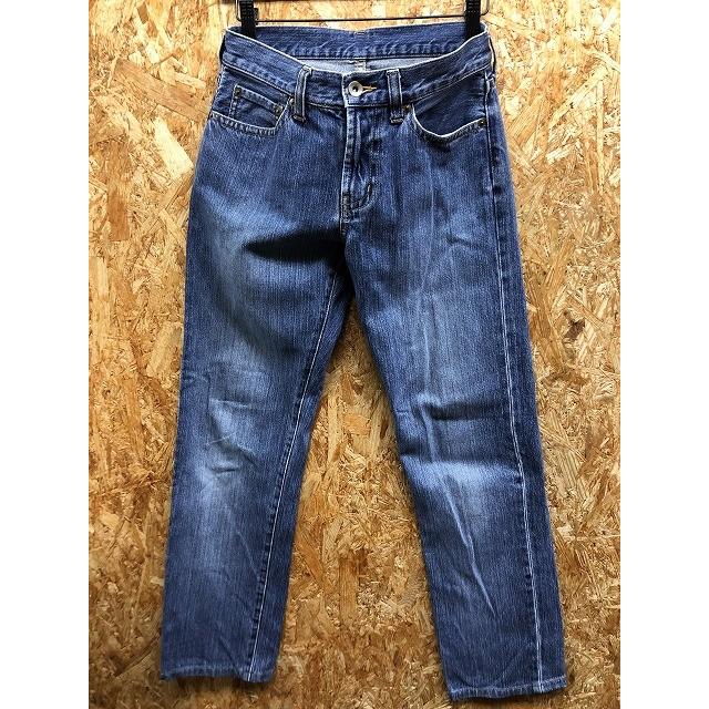 Uniqlo ユニクロ サイズ表記 61cm レディース デニム パンツ 無地 ストレート ジーンズ ロング ジップフライ 綿100 ブルー 青 Jl Undo Rowa ヤフー店 通販 Yahoo ショッピング