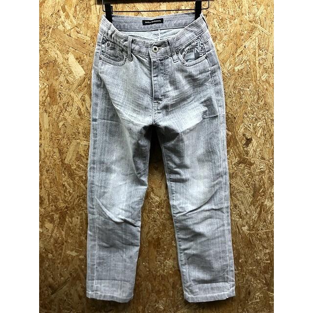 Nuovo Nuovo サイズ38 レディース デニム パンツ ポケットと裾裏に英字プリント ジーンズ 綿 ポリエステル ポリウレタン ライトグレー Jl Undo Rowa ヤフー店 通販 Yahoo ショッピング