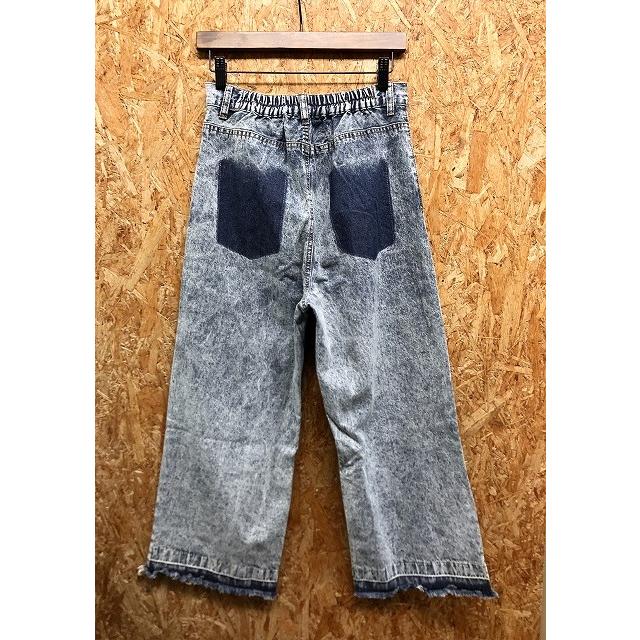 Retro Girl レトロガール M レディース デニム パンツ カットオフ ジーンズ ウエストゴム バックポケット無し 綿100 ブルー 青 Jl Undo Rowa ヤフー店 通販 Yahoo ショッピング