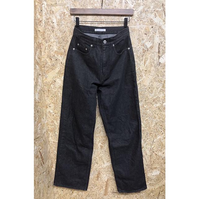 レイジブルー RAGEBLUE デニム パンツ ジーンズ ロング ジップフライ 無地 ワーク カジュアル 綿100% F ブラック 黒 レディース | RAGEBLUE