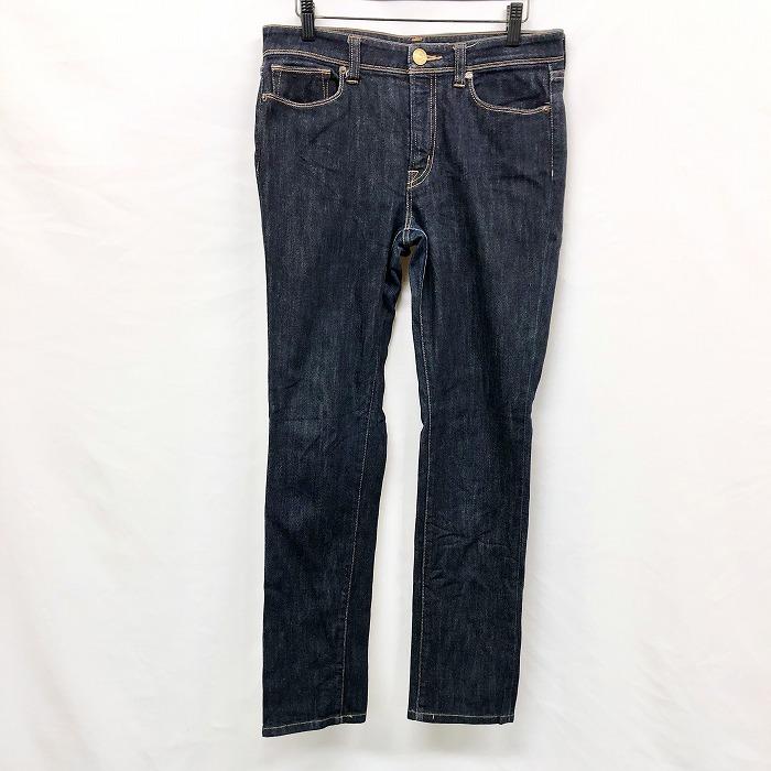 Uniqlo ユニクロ 29 レディース デニム パンツ ジーンズ ウエスト実寸80cm ロング Skinny Fit 無地 服 綿 ポリウレタン ネイビー 紺 Jl Undo Rowa ヤフー店 通販 Yahoo ショッピング