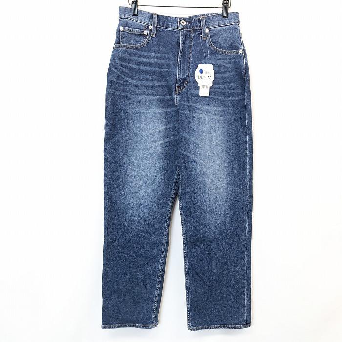 新品 Global Work グローバルワーク Xl メンズ デニム ワイドストレート パンツ ジーンズ ジーパン Used加工 無地 綿 ポリウレタン 青 Jl Undo Rowa ヤフー店 通販 Yahoo ショッピング