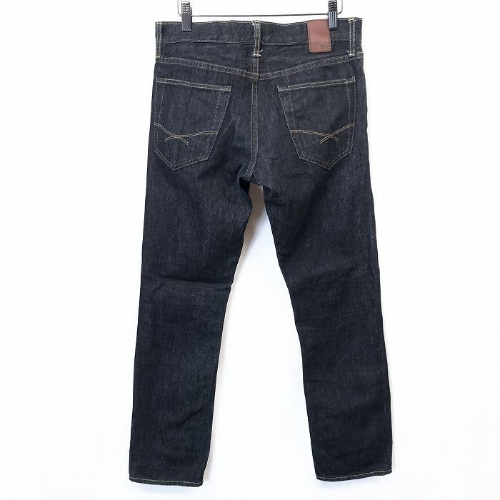 GAP ギャップ 31 メンズ デニム パンツ ジーンズ ジーパン ボトムス ストレート ボタンフライ セルビッチ 赤耳 綿100 ダーク