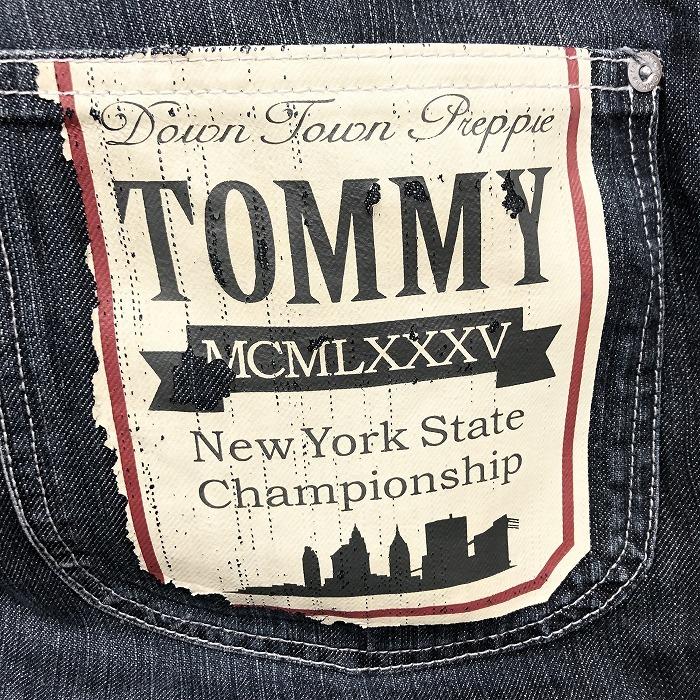 TOMMY トミー M メンズ デニム ベイカーパンツ ジーンズ 裾に 
