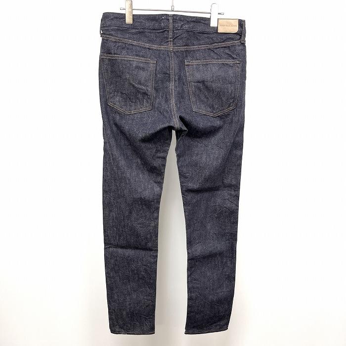 ジャパンブルー JAPAN BLUE JEANS デニム パンツ ジーンズ セルビッチ ボタンフライ 牛側パッチ 日本製 綿100% 33 ネイビー 紺×青 メンズ｜undo-rowa｜02