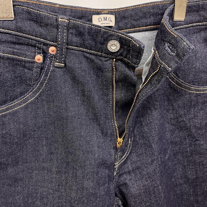 ドミンゴ 【新品】D.M.G. デニム パンツ ジーンズ テーパード ストレッチ 綿×ポリエステル×ポリウレタン(ラベル：牛革) M 青 レディース | DOMINGO | 01