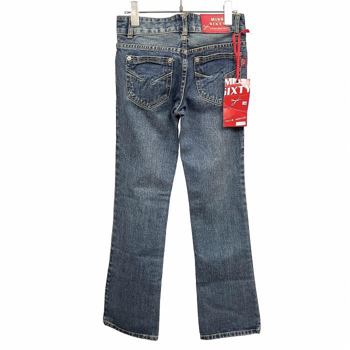 【Miss Sixty／送料無料／コメント無即購入可】薄ブルーローライズデニム Light Blue Low-Rise Straight Fit Jeans - MISS SIXTY