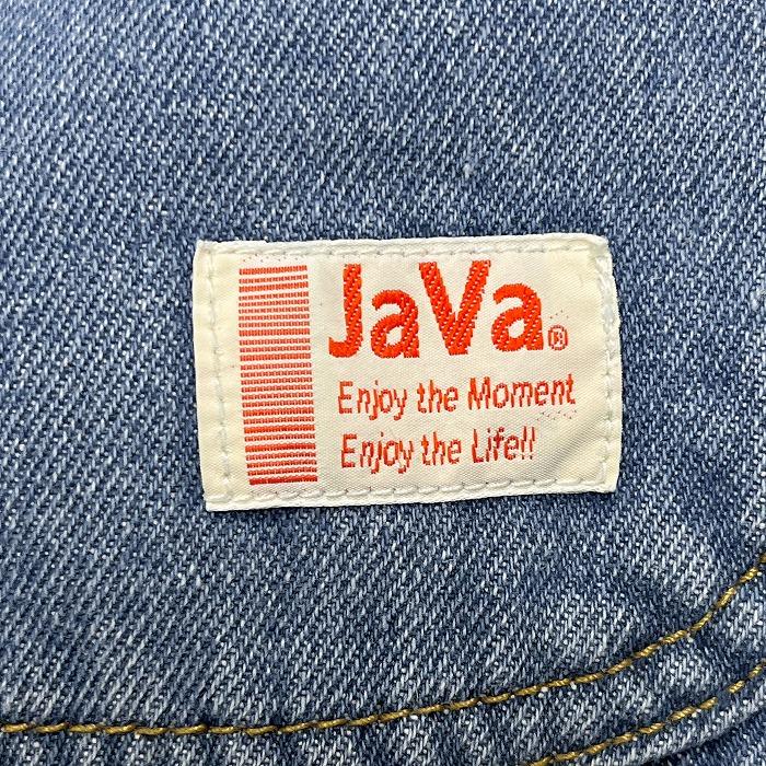 ジャバ 【新品】Java ワイド デニム ペインターパンツ ジーンズ ジーパン ウエストゴム 綿×レーヨン M ブルー 青 レディース | Java | 02