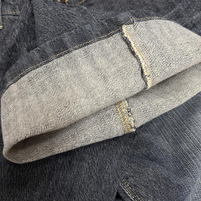 (合)西友 デニム フレアパンツ ジーンズ ジーパン 浅めの股上 古着加工 無地 ジップフライ 綿×ポリウレタン 67 ブルー 青 レディース |  | 04