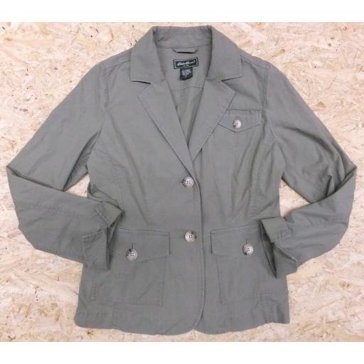 Eddie Bauer エディーバウアー シャツ生地 テーラードジャケット