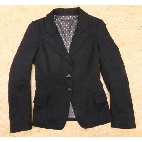 MOUSSY マウジー テーラードジャケット 長袖 2つボタン ドット柄