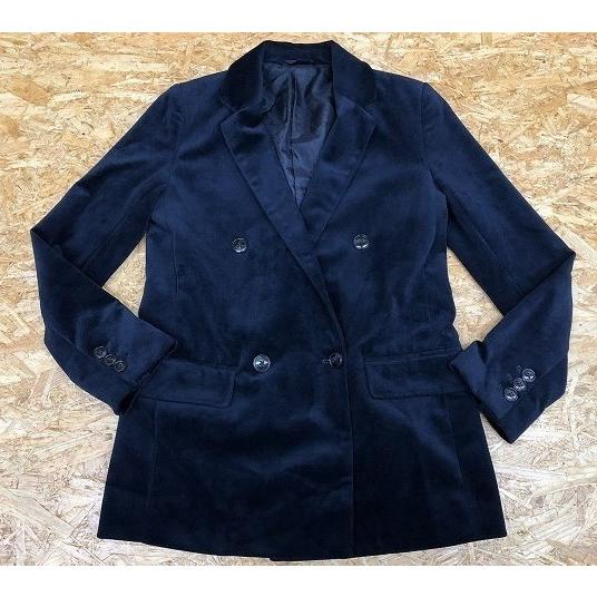 Gu ジーユー Sサイズ レディース テーラードジャケット ノッチドラペル 総裏地 ノーベント 長袖 ポリエステル100 ネイビー 紺 Kl Undo Rowa ヤフー店 通販 Yahoo ショッピング